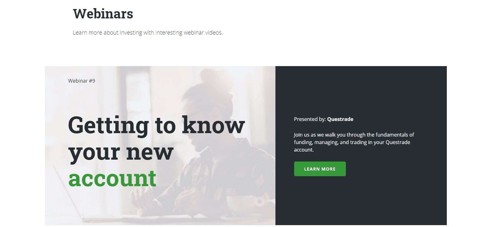 Questrade Review webinars info Questrade Review webinars info